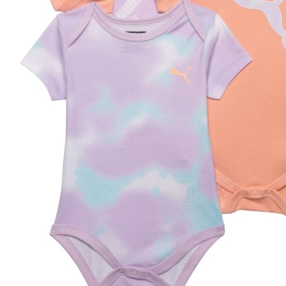 Puma Cotton Jersey Bodysuits 5-pk Short Sleeve - Picture 5 of 7